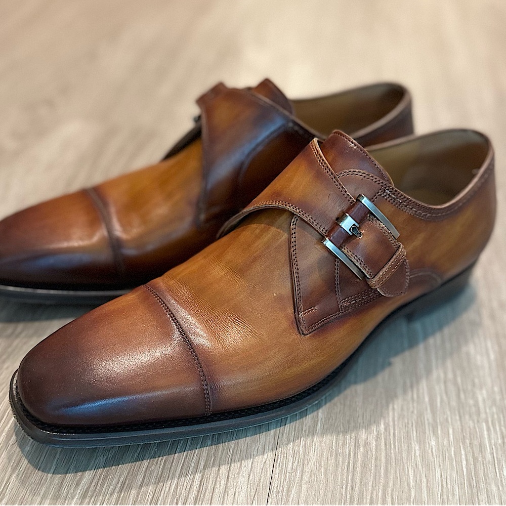 Magnanni Monk Strap Shoes